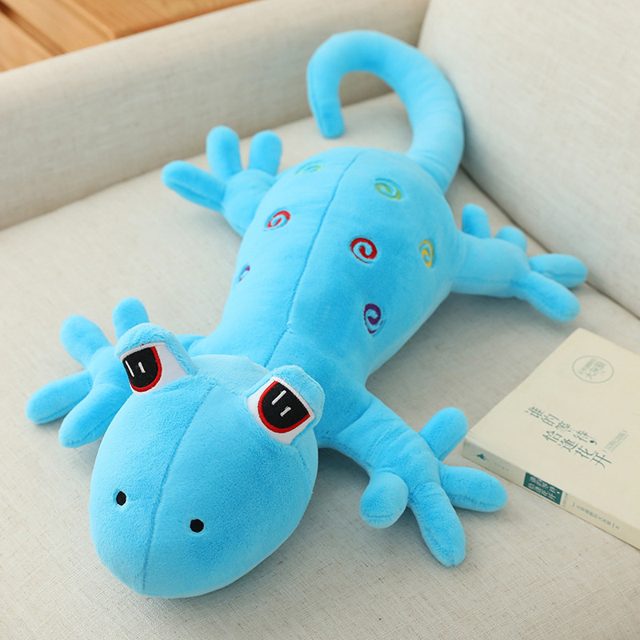 Goofy Googly-Eyed Gecko Body Pillow Plush โ photo 5
