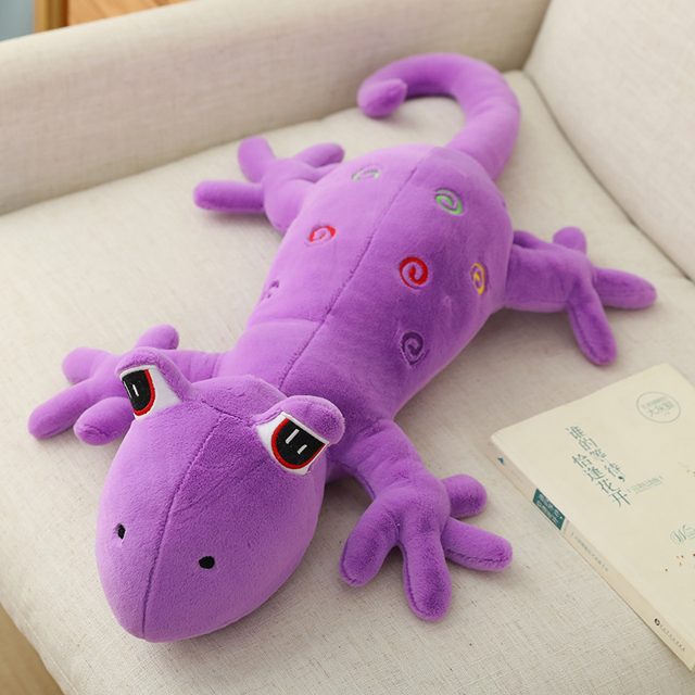 Goofy Googly-Eyed Gecko Body Pillow Plush โ photo 6
