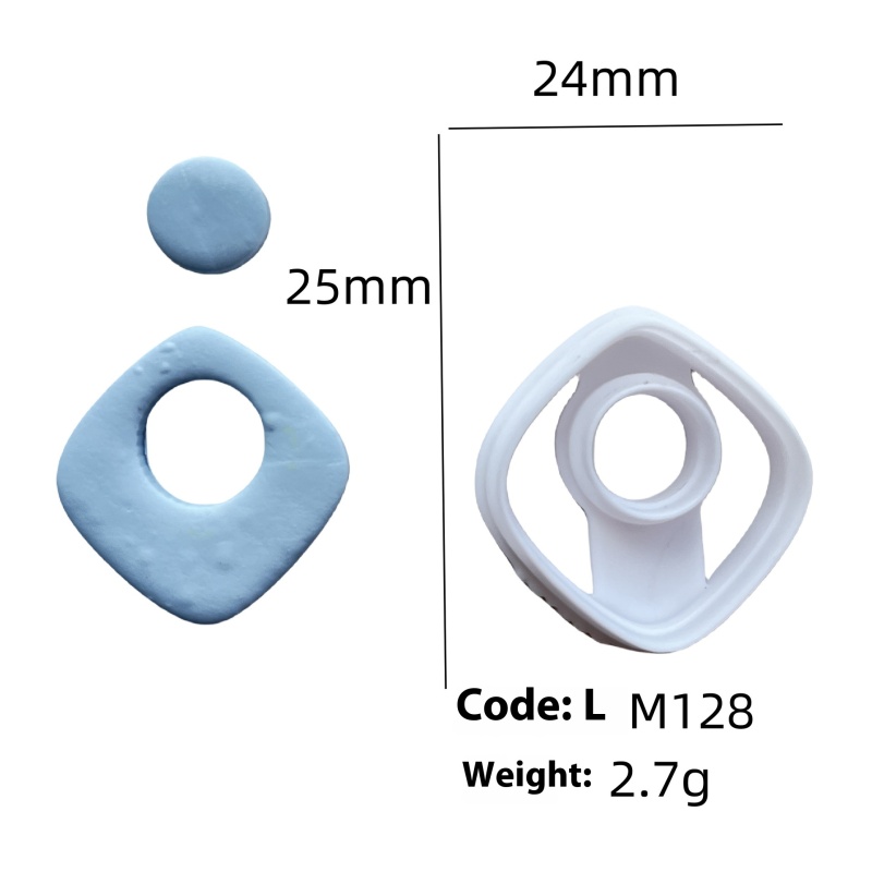 Double Heart Polymer Clay Cutter โ photo 2