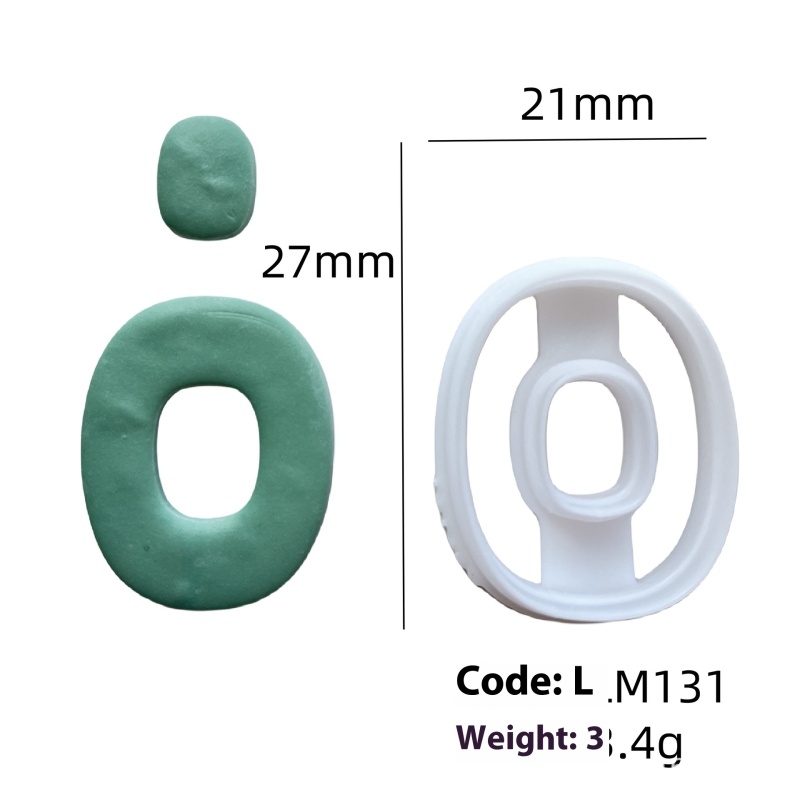 Double Heart Polymer Clay Cutter โ photo 6