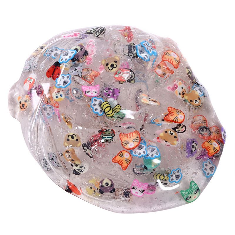 Clear Fruit Slice Crystal Slime — photo 3