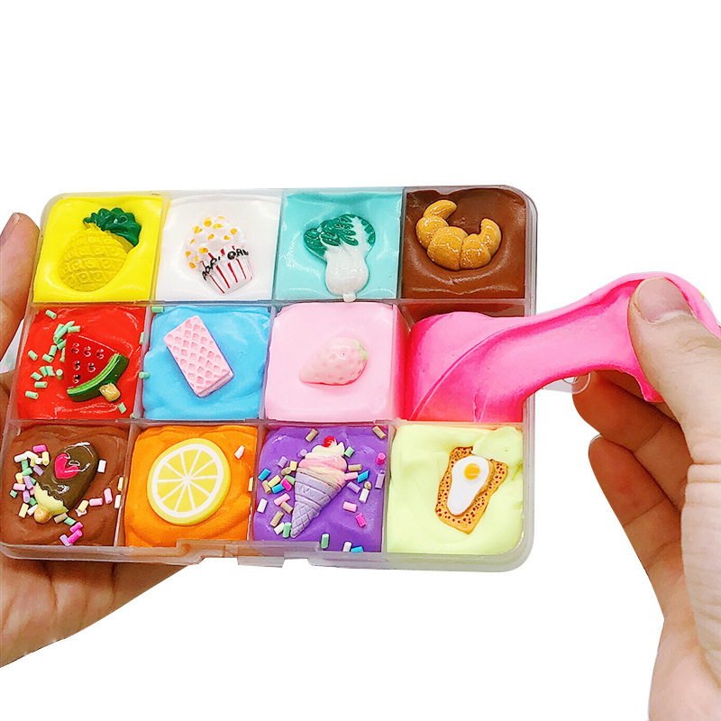 12-Cell Foodie Charm Butter Slime Sampler Box โ photo 2