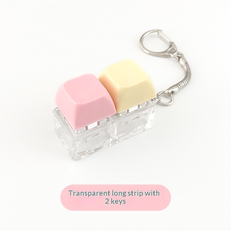 Pastel Clicky Keycap Keychain Set โ photo 3