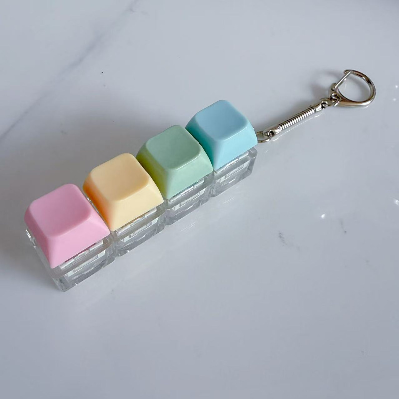 Pastel Clicky Keycap Keychain Set โ photo 5