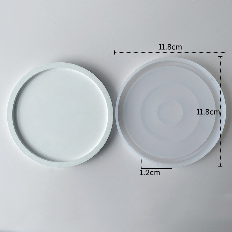 Round Coaster Silicone Resin Mold Set
