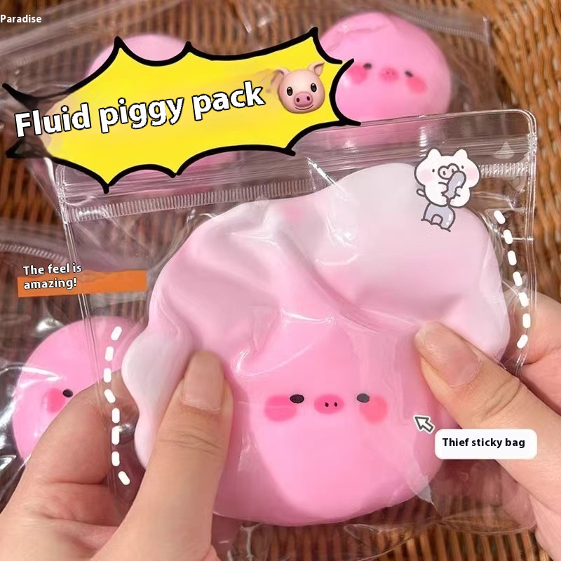 Squishy Fluid Piggy Water Blob