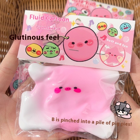 Squishy Fluid Piggy Water Blob โ photo 4