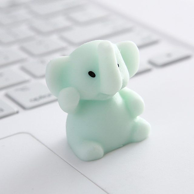 Mint Elephant Mochi Squishy