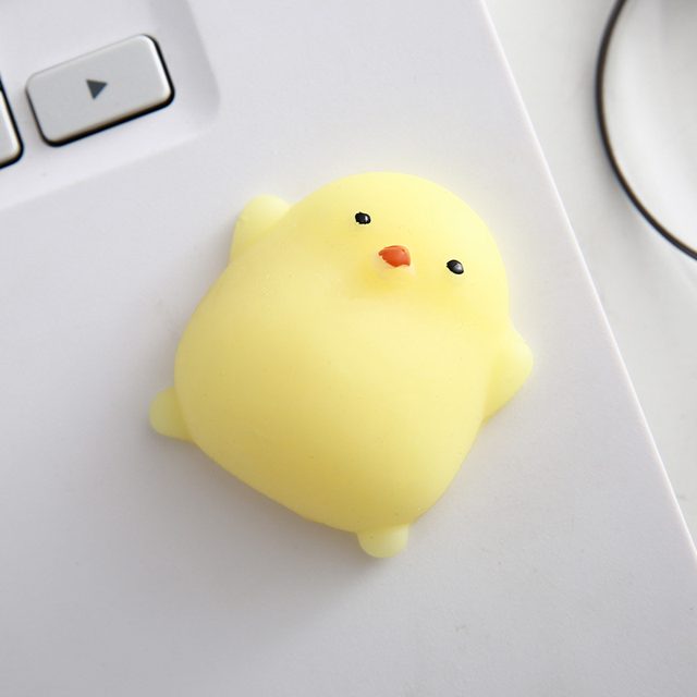 Chubby Yellow Chick Mochi Squishy