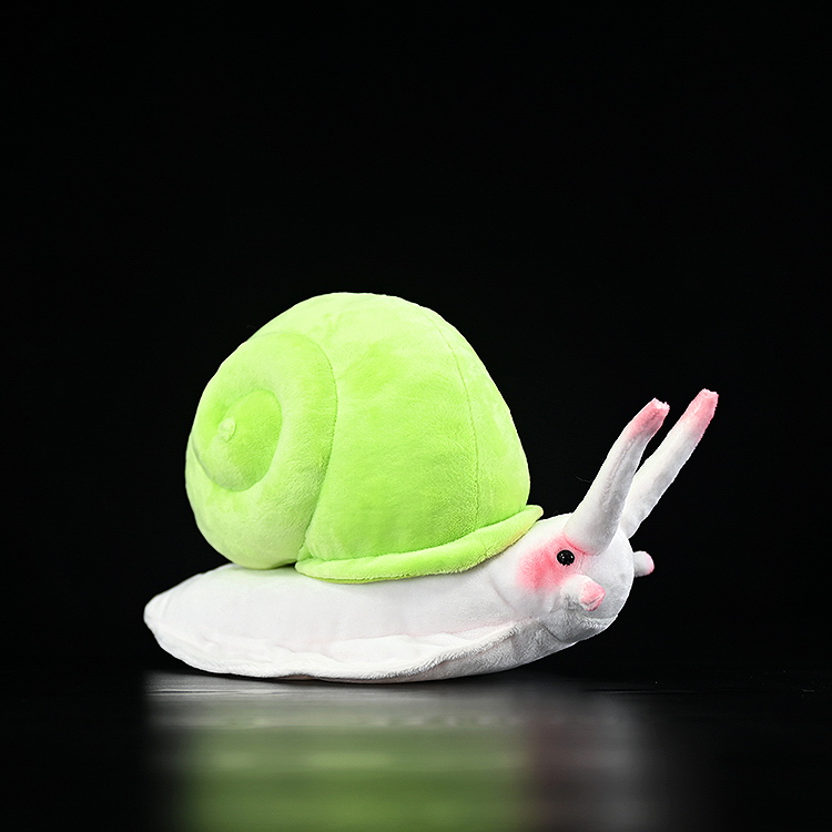 Lifelike Lime-Green Snail Plush โ photo 4