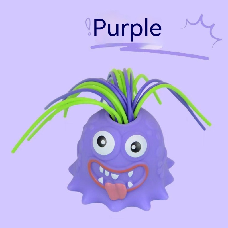 Screaming Hair-Pulling Monster Squeeze Toy