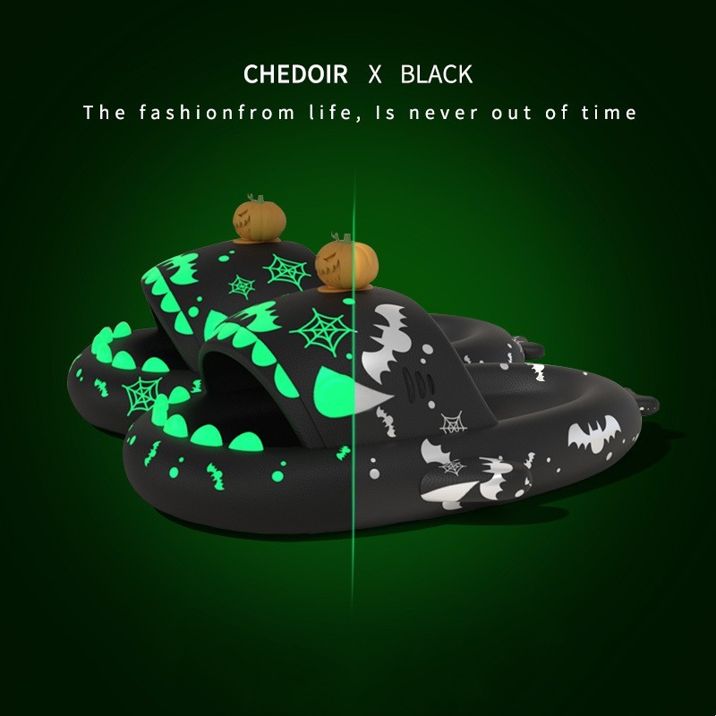 Glow-in-the-Dark Halloween Shark Slides