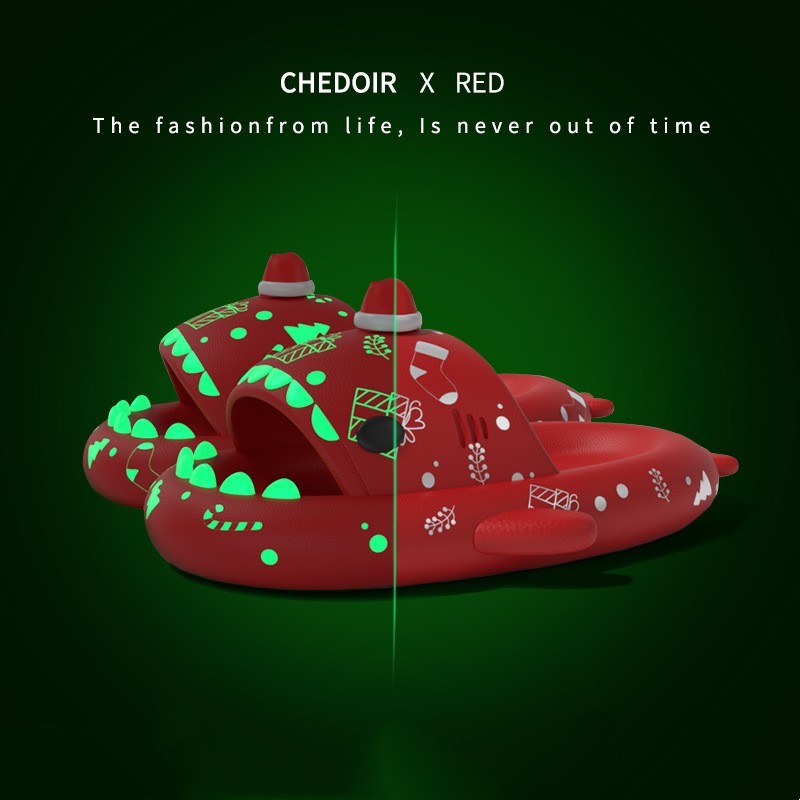 Glow-in-the-Dark Halloween Shark Slides โ photo 2