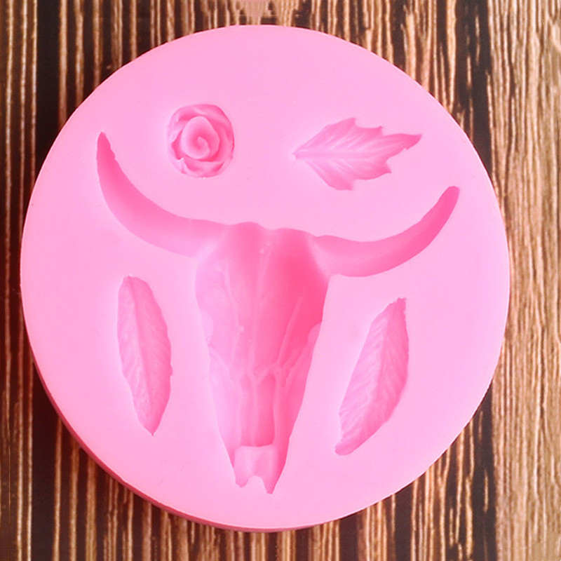 Halloween Skull Silicone Fondant & Cake Mold — photo 3
