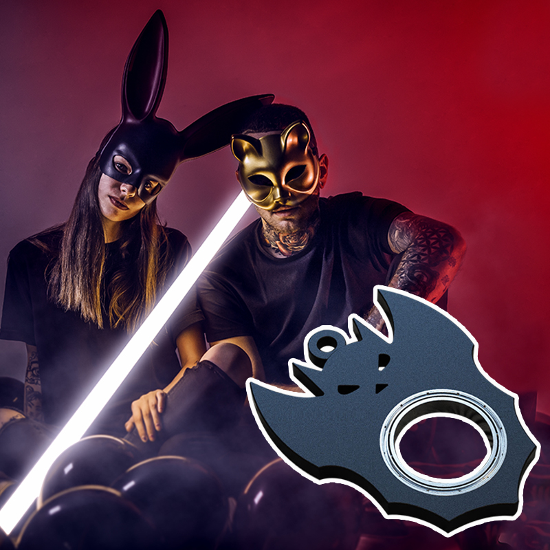Halloween Spinner Keychain: Bat, Demon & Ghost โ photo 5