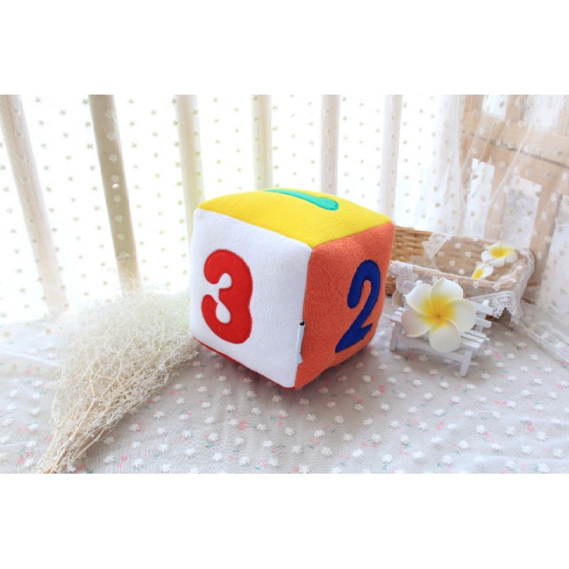 Rainbow Plush Soccer Ball Rattle — photo 2