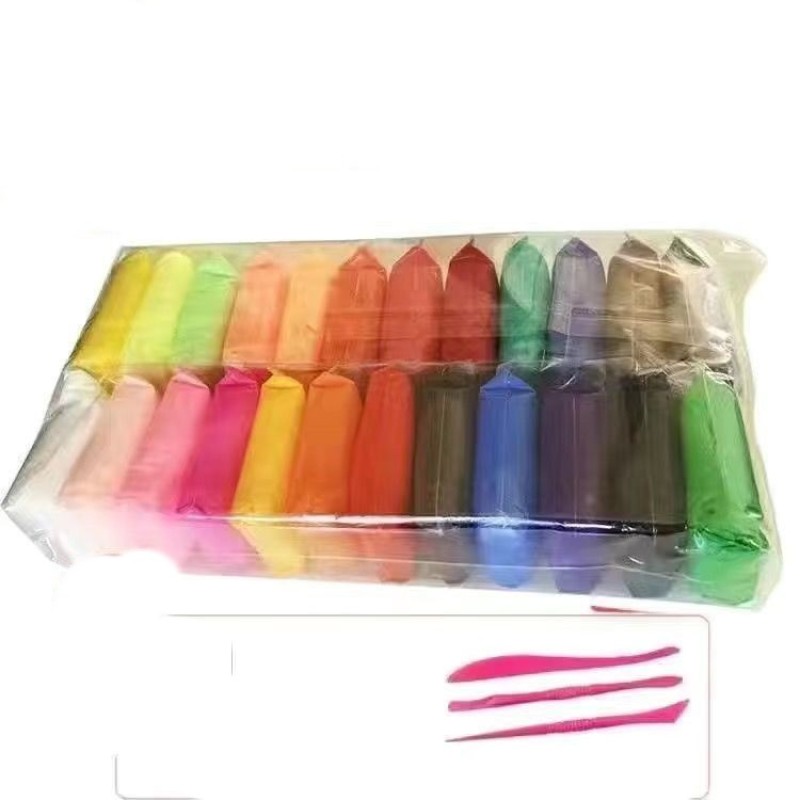 12-Color Soft Modeling Clay Set with Tools โ photo 2