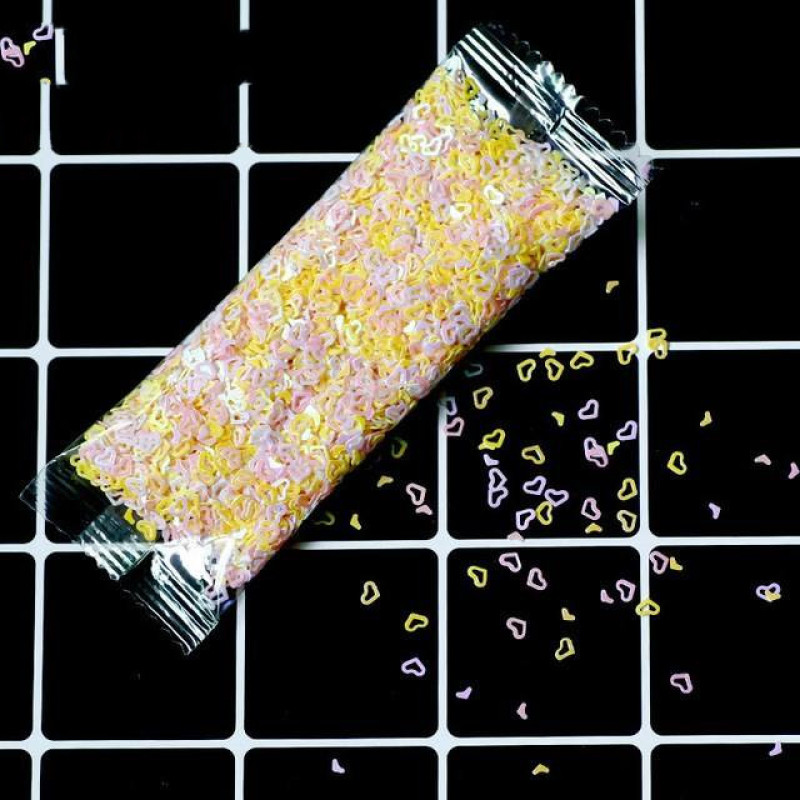 Pastel Heart Confetti Sprinkles for Slime & Resin โ photo 3