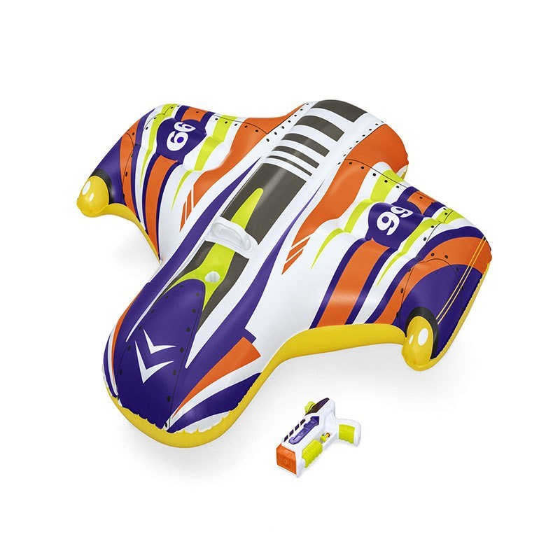 Inflatable Racing Bumper Float with Water Blaster