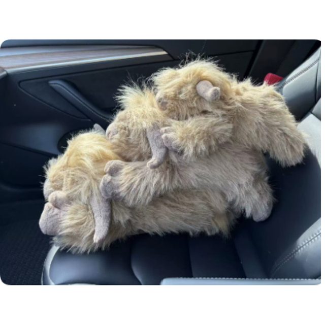 Fluffy Highland Cow Plushie 35cm