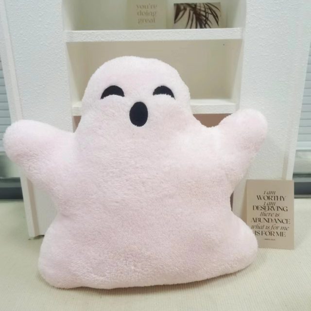 Sleepy Pink Ghost Pillow - 50cm
