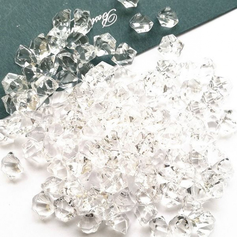 Clear Acrylic Ice Rock Gems — Craft Filler
