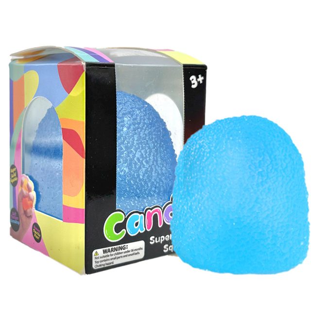 Blue Gel-Bead Squish Stress Ball