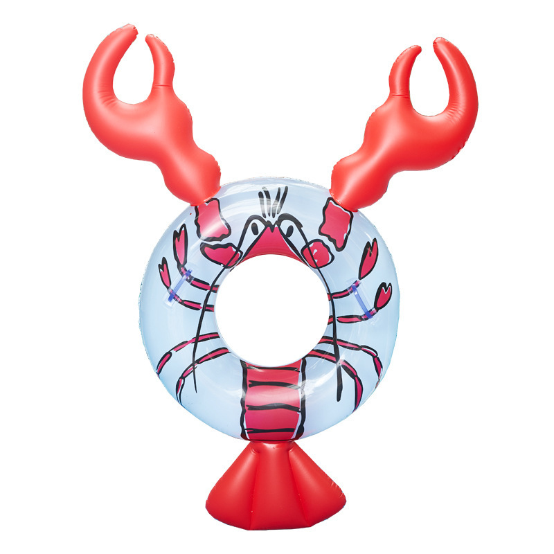 Inflatable Lobster Swim Ring with Claws