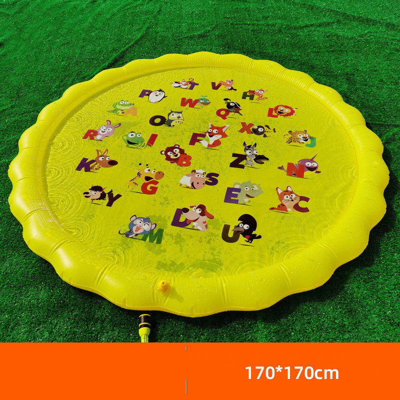 Ocean-Print Splash Sprinkler Pad, 170cm — photo 2