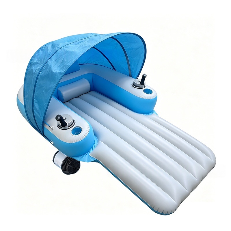 Inflatable Motorized Pontoon Float with Twin Propellers โ photo 6