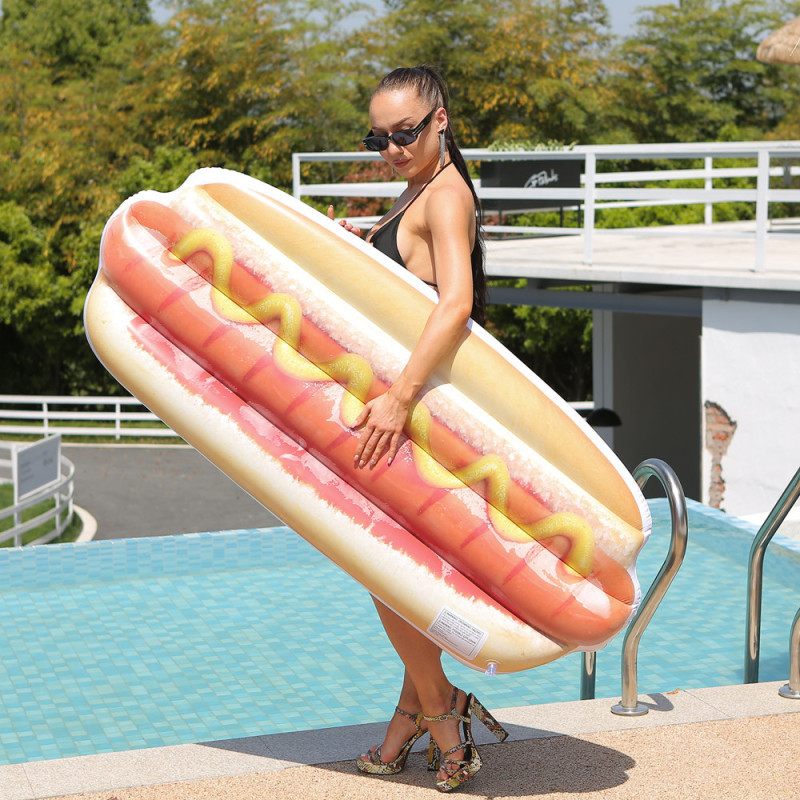 Giant Hot Dog Pool Float