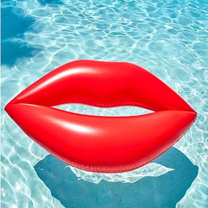Inflatable Red Lips Lounger Float (180cm)