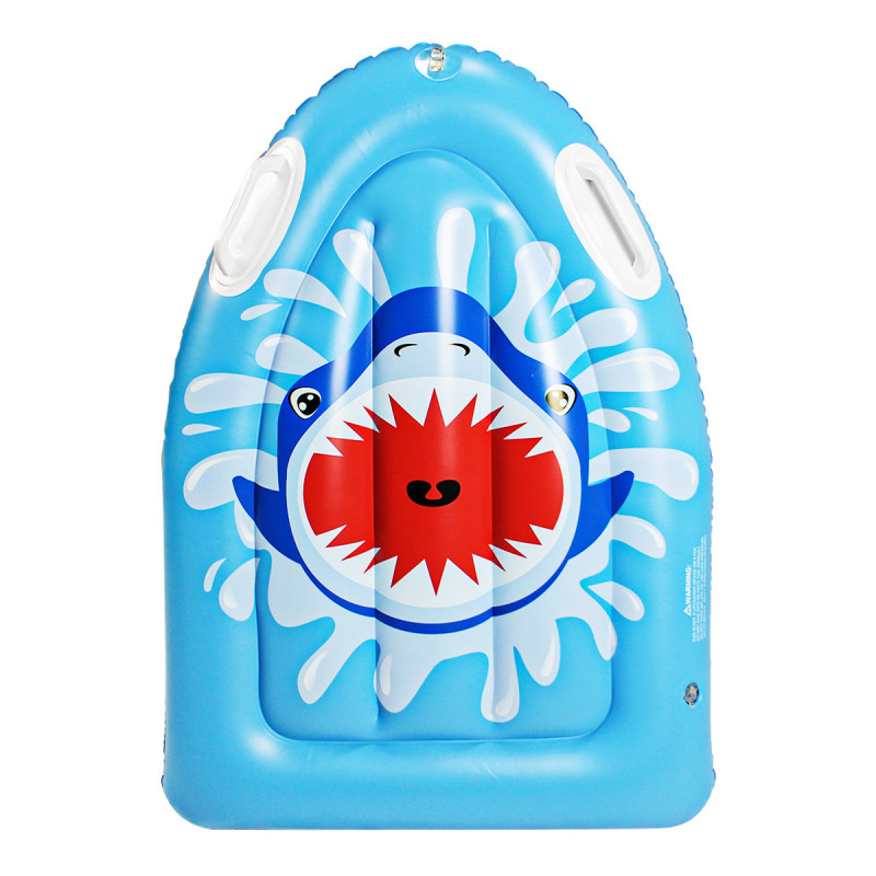 Kids Inflatable Shark Bodyboard Float
