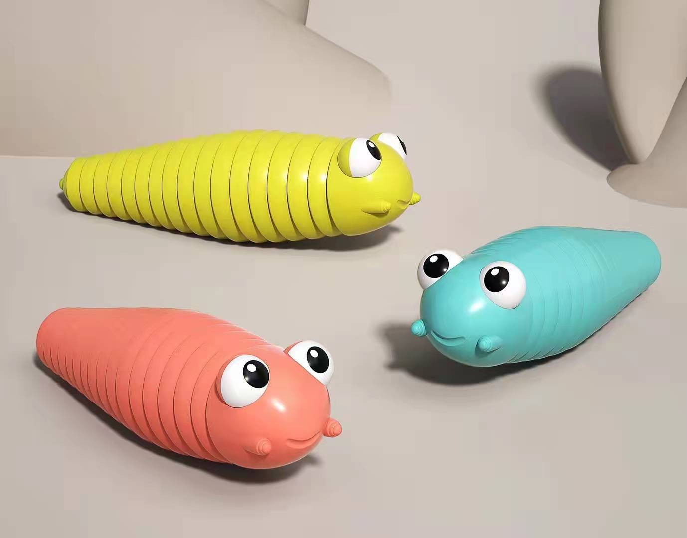 Wiggly Segmented Slug Fidget Toy โ photo 3