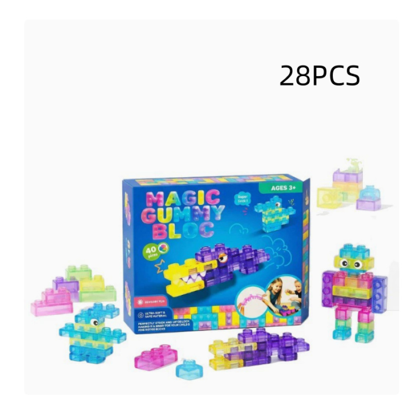 Magic Gummy Building Blocks, 40-Piece Set โ photo 2