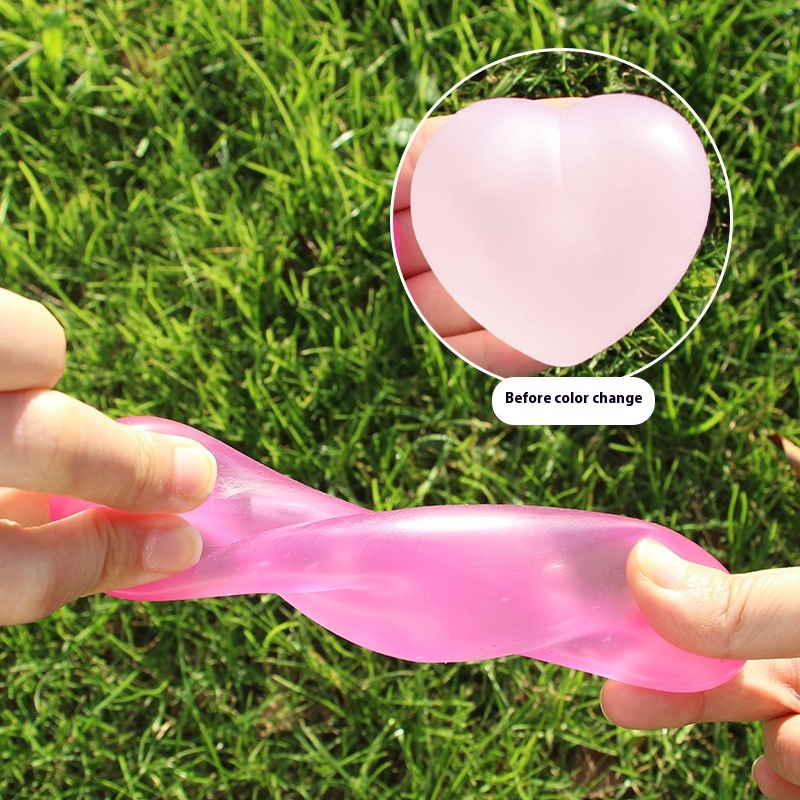 Squishy Jelly Heart Stretch Ball โ photo 3