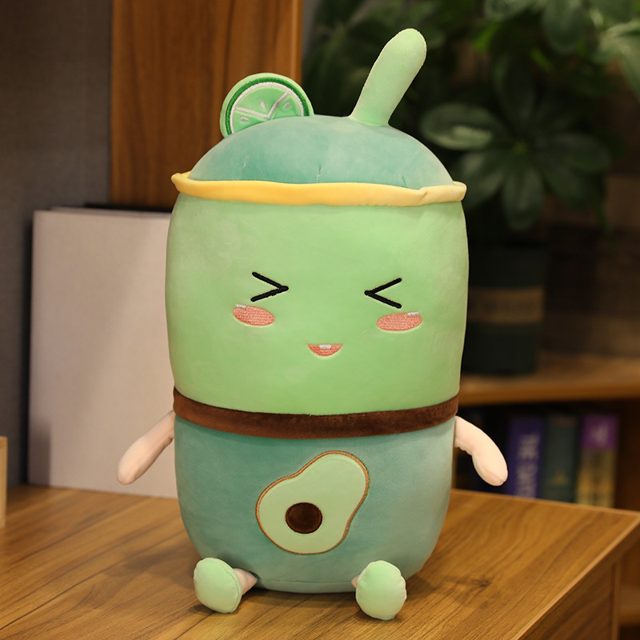Avocado Boba Bubble Tea Cup Plush โ photo 3