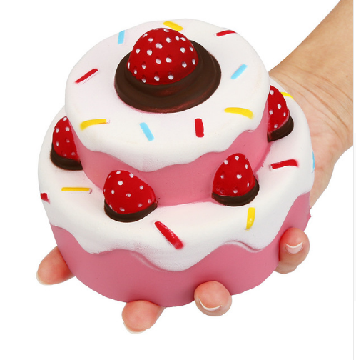 Jumbo Strawberry Cream Cake Squishy