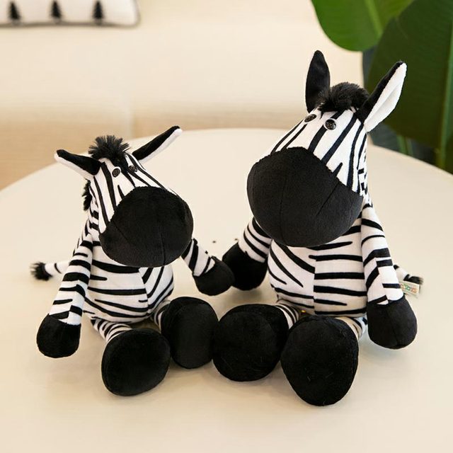 Sitting Zebra Plush, 25cm — photo 2
