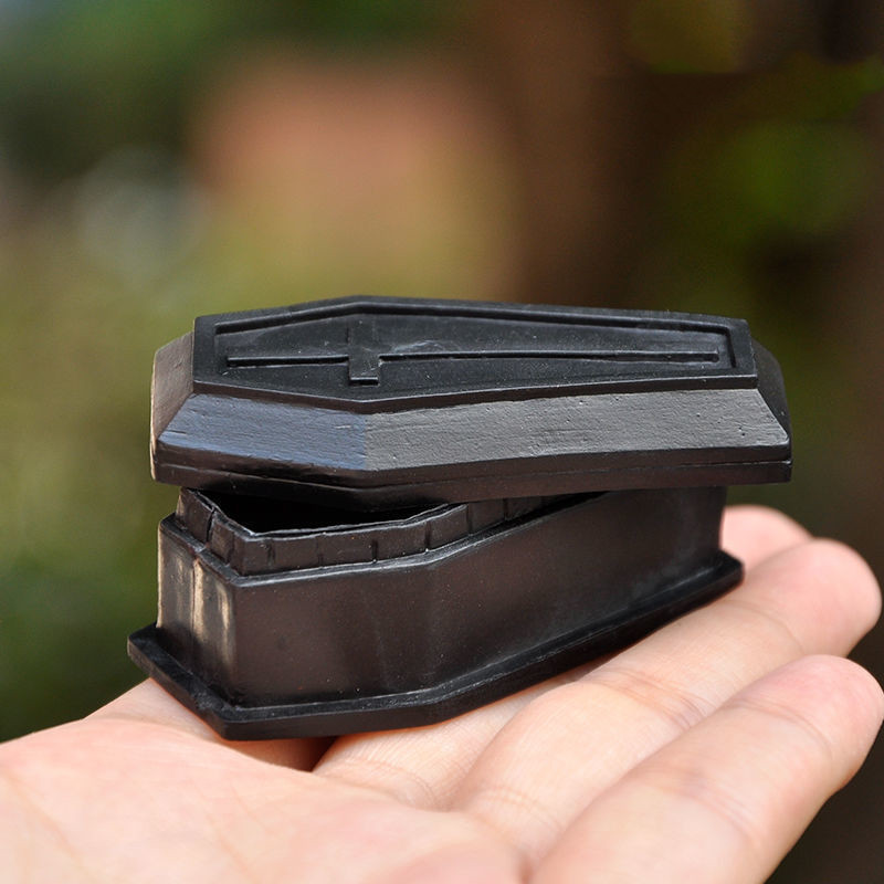 Mini Coffin Squeeze Toy With Lid
