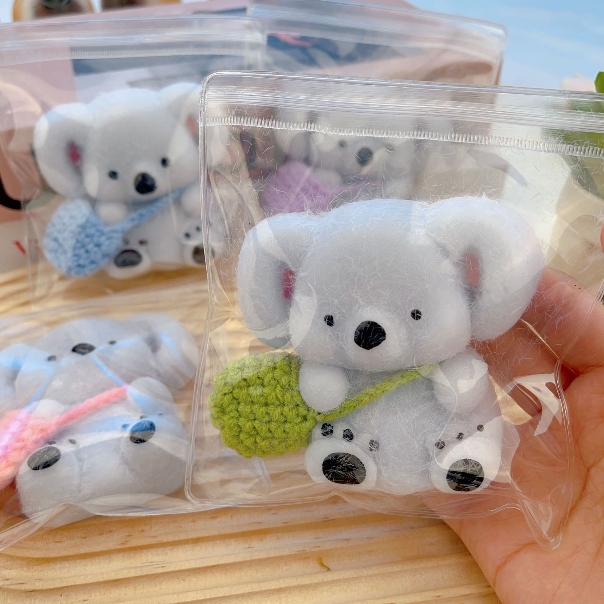 Fuzzy Koala Bag Charm Keychain โ photo 4