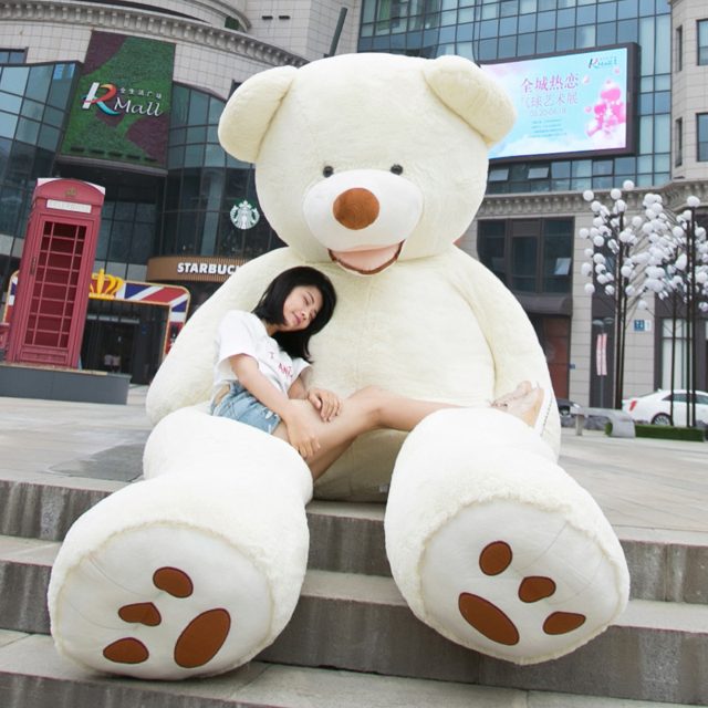 Giant Life-Size Teddy Bear Plush (Up to 2m)
