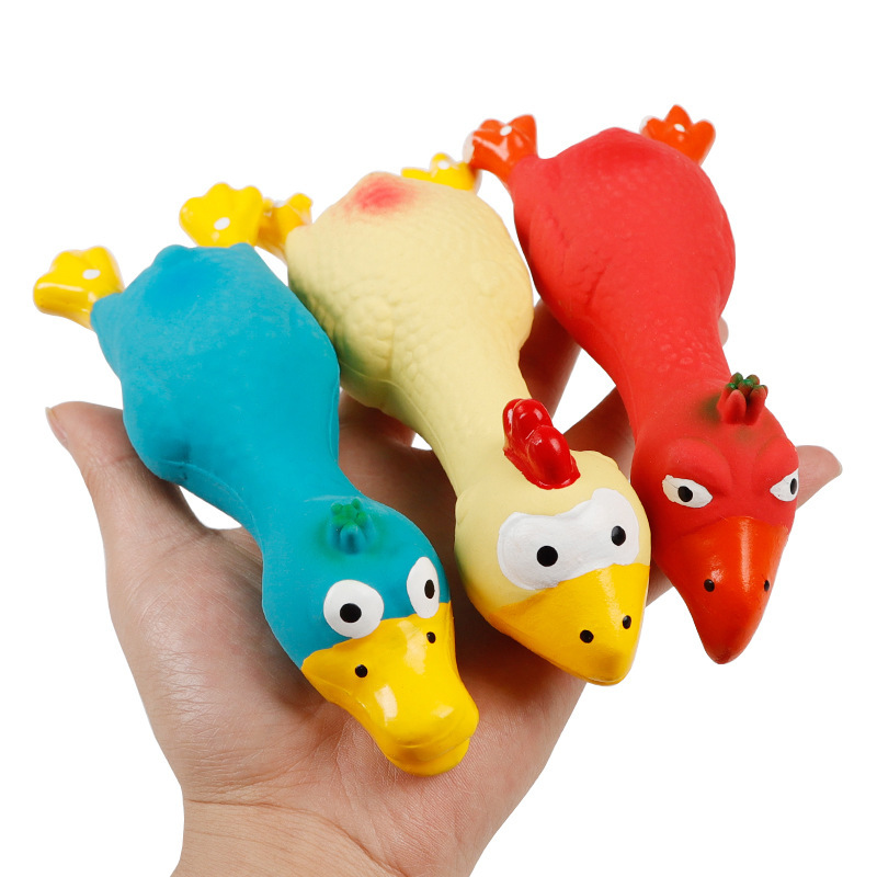Latex Squeaky Duck Pet Toy โ photo 5