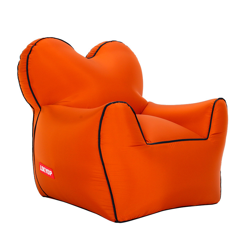 Inflatable Kids' Air Sofa Chair, Orange