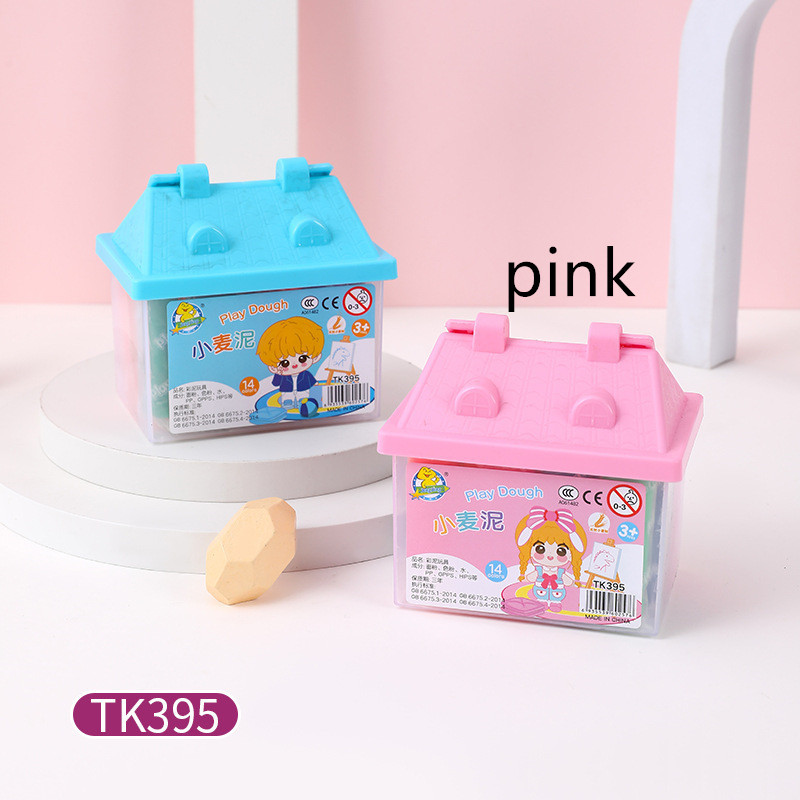 Wheat Play Dough House Tub (Blue or Pink) โ photo 4