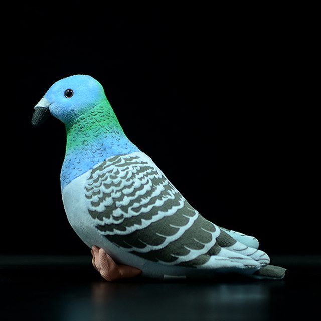 Lifelike White Pigeon Plush โ photo 3