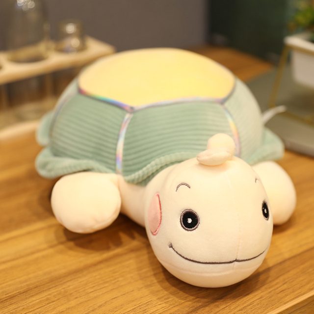 Jumbo Iridescent Shell Turtle Plush — photo 2