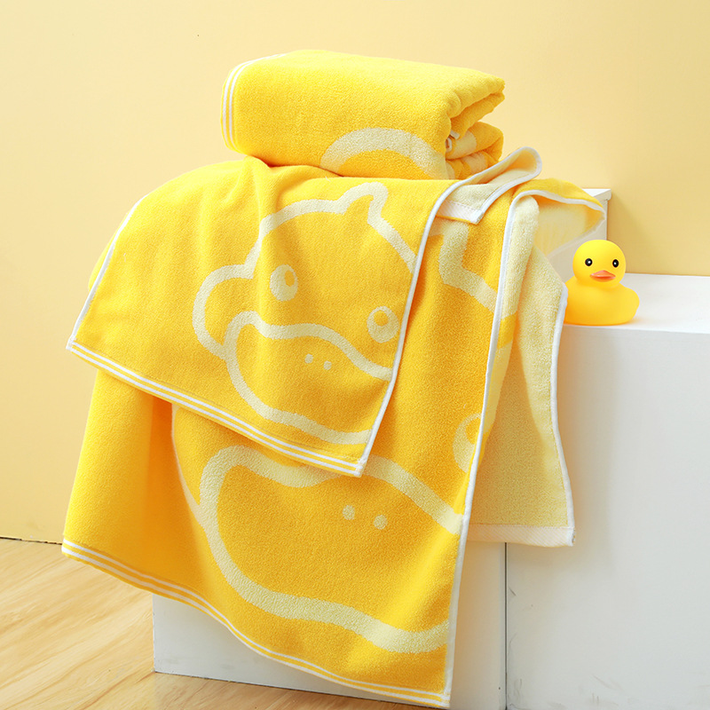 Little Yellow Duck Plush Towel Toy — photo 5