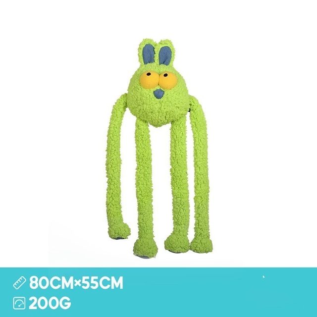 Green Long-Legs Googly Critter Plush