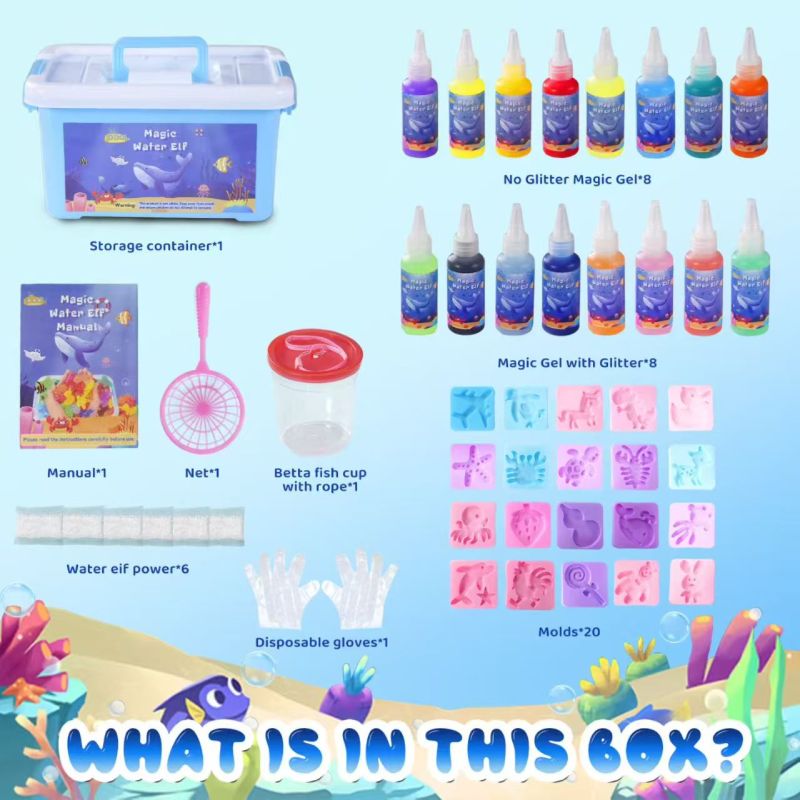 Magic Water Elf Mega Kit - 16 Gels, 20 Molds